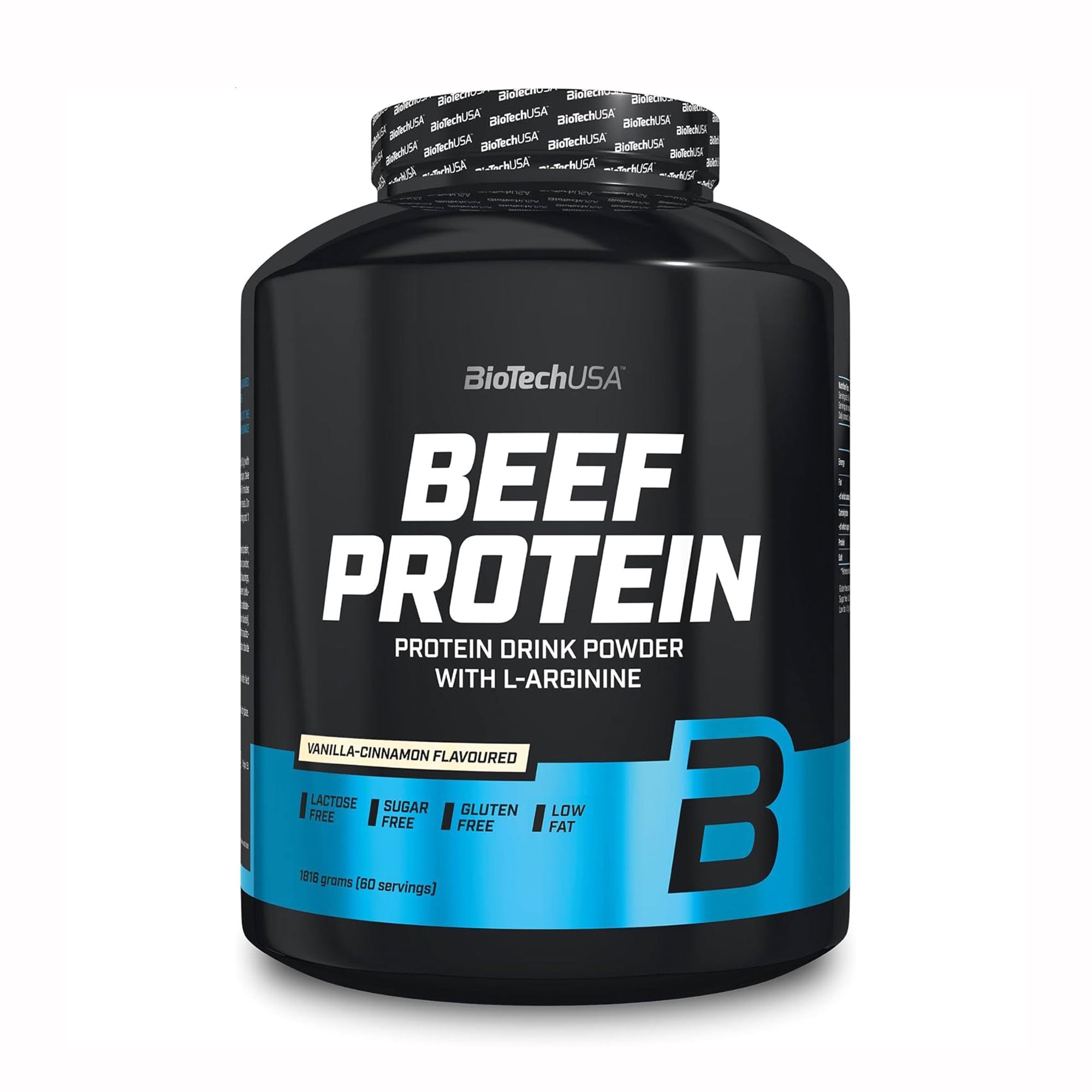 Протеїн BioTechUSA Beef Protein Ваніль та кориця, в порошку, 1.816 кг