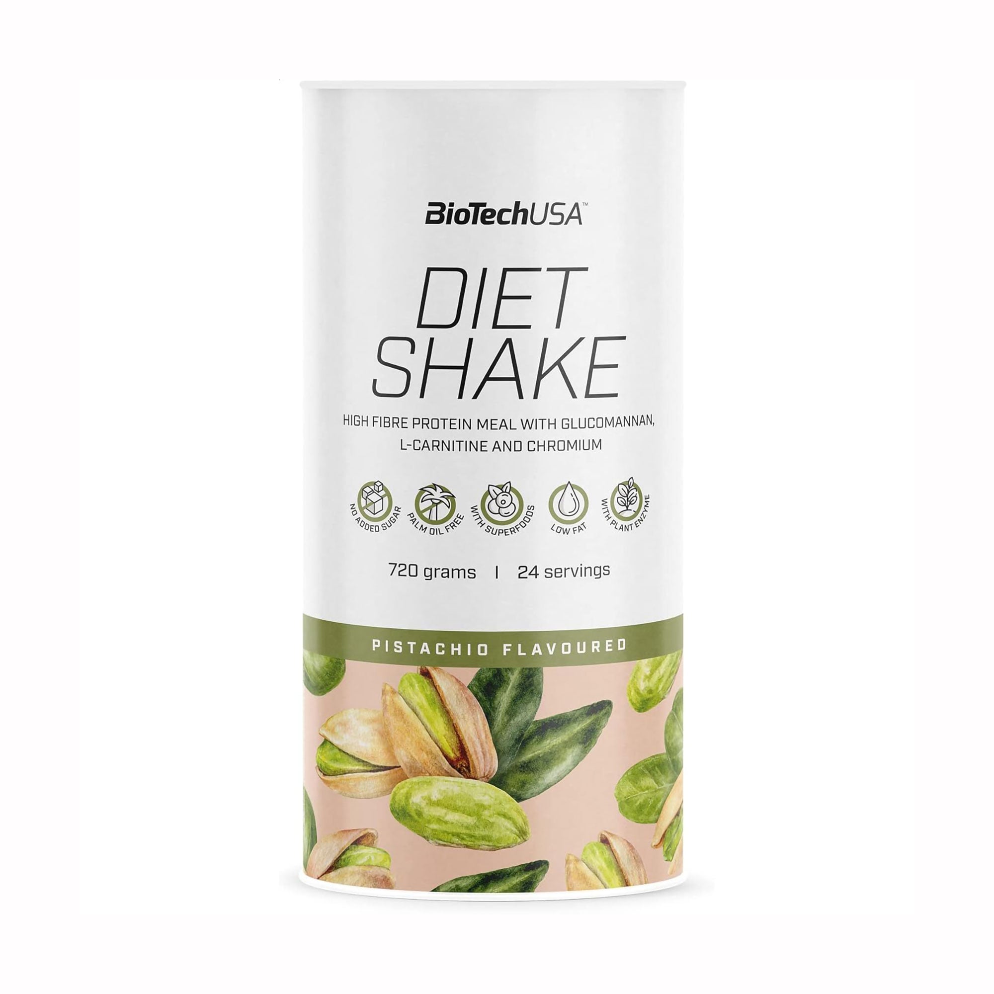 Протеїн BioTechUSA Diet Shake Фісташка, в порошку, 720 г