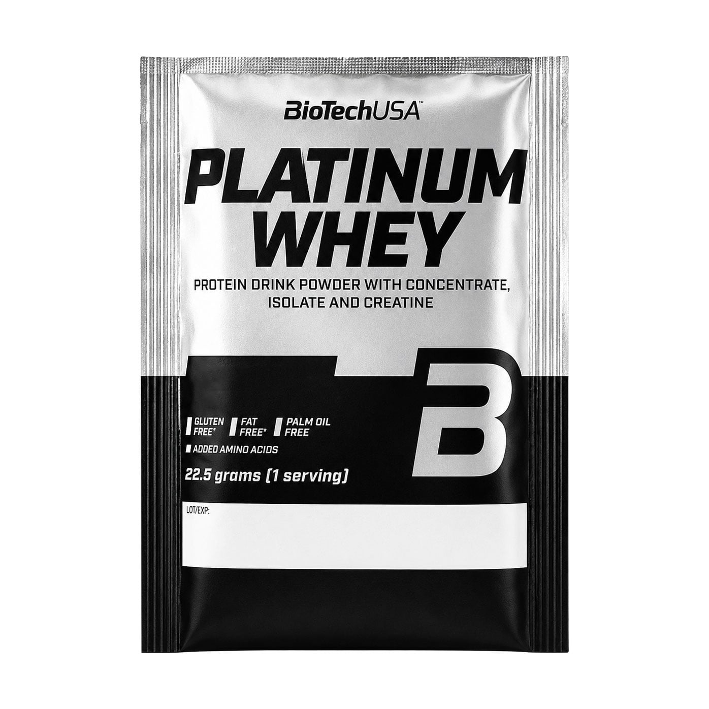 Протеїн BioTechUSA Platinum Whey Шоколадний брауні, в порошку, 22.5 г
